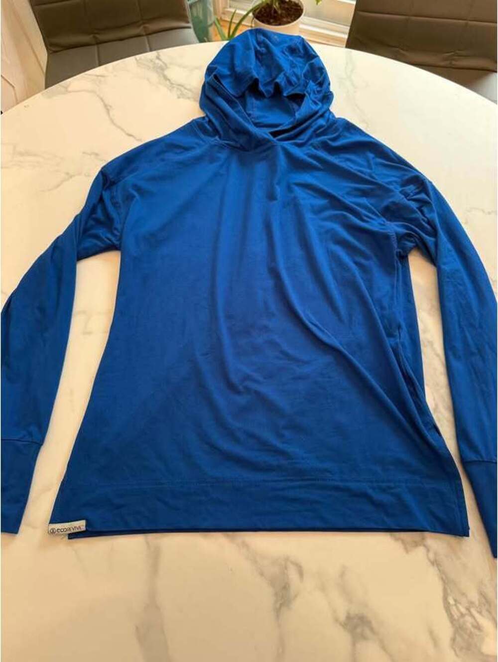 Ecorevive royal blue ladies XS long sleeve shirt